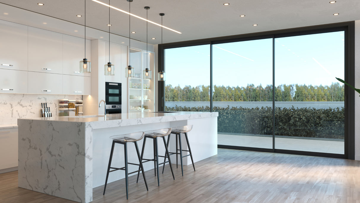 Aluminium Sliding Patio Doors 2100 x 3500